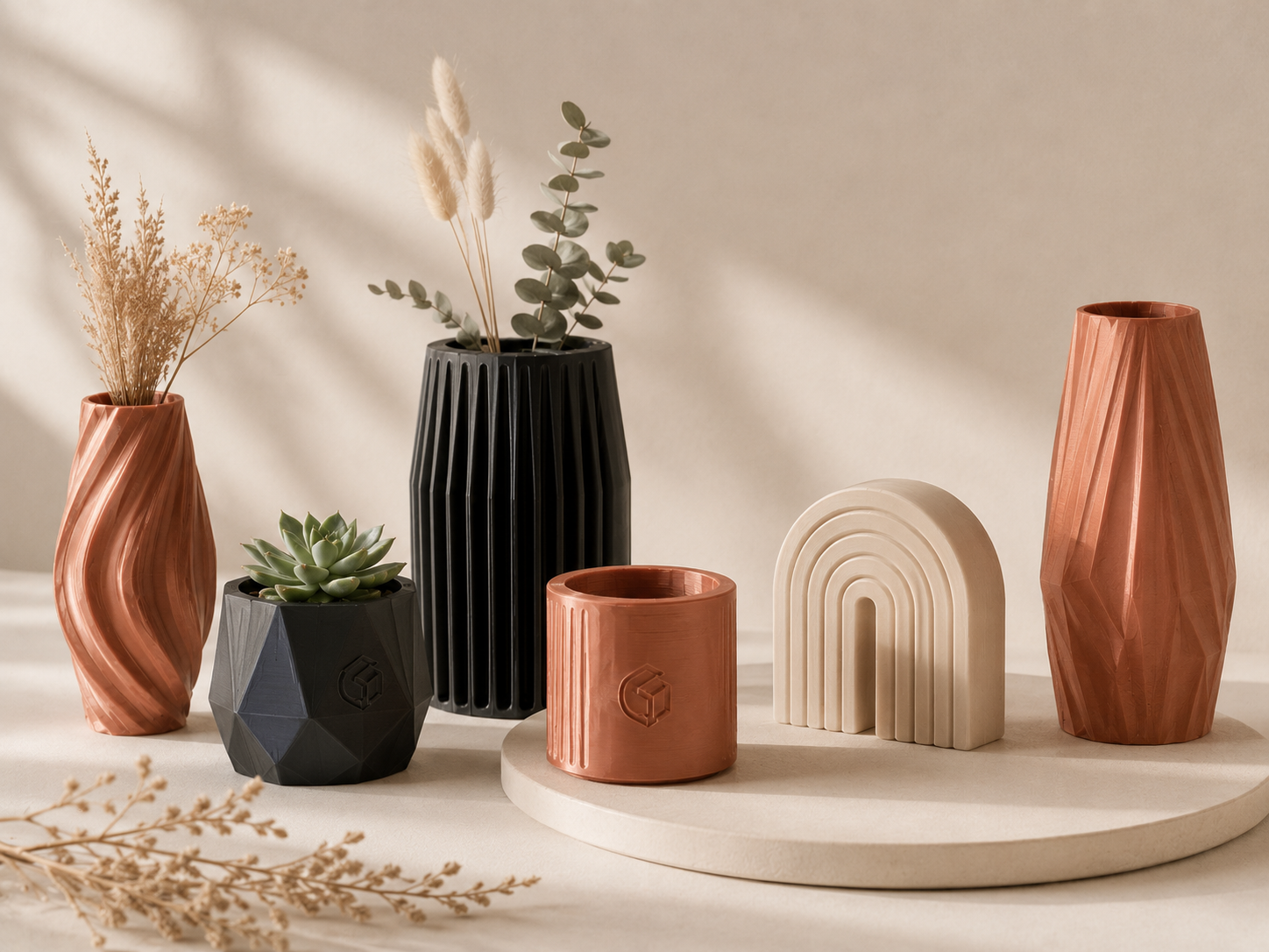 Chaveiros personalizados em impressão 3D da Cria3D